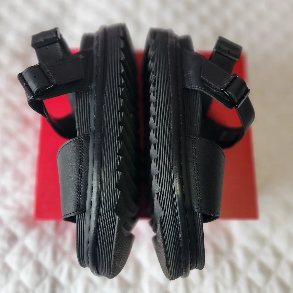 Dr Martens Vass Hydro Chunky Black Sandals with Adjustable Straps - Picture 14 of 14